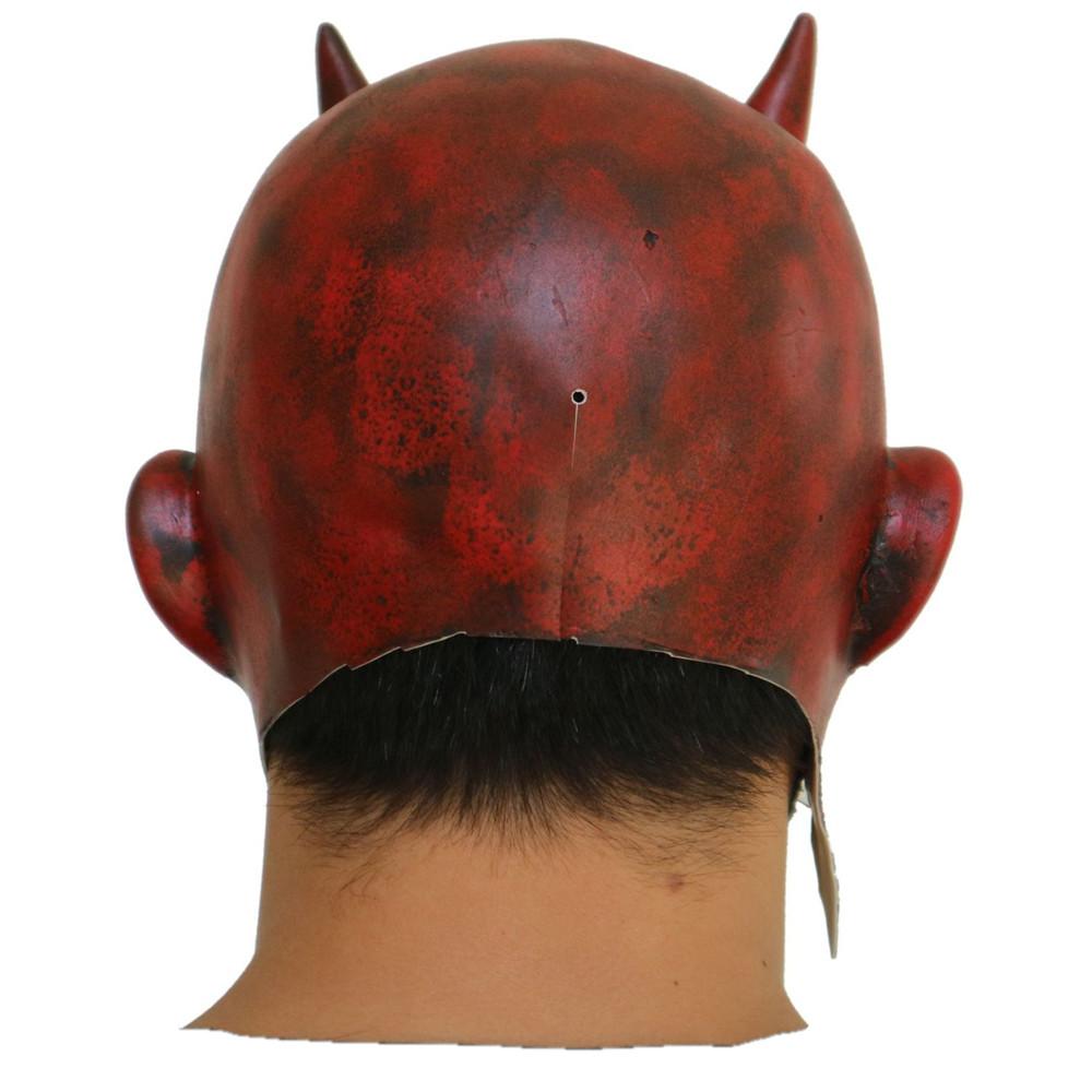 Halloween Grimace Mask, Cosplay Mouth Moving, Red Demon King Headgear, Funny Mask, Dance Makeup Props