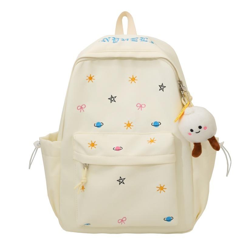 Schoolbag Junior High School Girl School Bag Cute Ins Backpack High School Student Large Capacity Japanese Backpack Star College Student