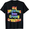Alte Hippies Machen Coole Großmütter Cool Großeltern Tie-Dye T-Shirt