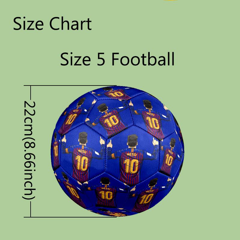 1pc FIFA World Cup Theme Size 5 Soccer Ball, Standard Sport Football Firm Stitching for Training And Match, Gentle On the Feet