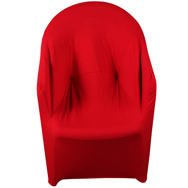 Elastic Outdoor Plastic Armchair Cover for Beach, Wedding, Hotel, and Food Stall – Full Coverage