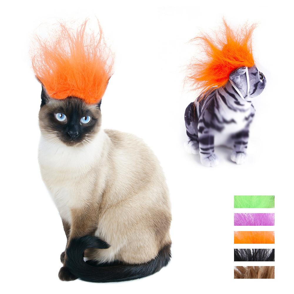 Whimsical Halloween Pet Wigs For Dogs And Cats Perfect For Costumes And Dress-up