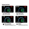 Informações de Condução do Carro Head Up Display Velocímetro Consumo de Óleo Velocidade Temperatura da Água Projetor de Para-brisa HUD OBD2 Caminhão