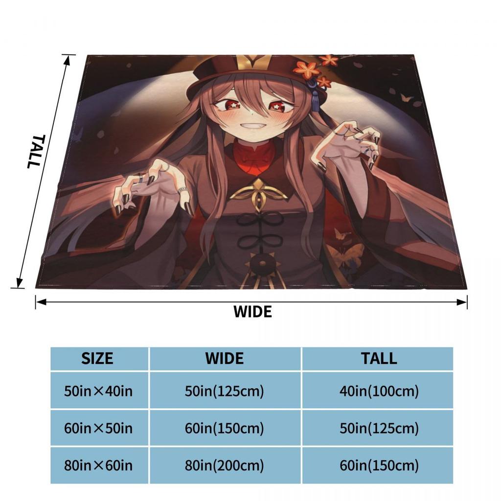 Anime Breathable Super Warm Soft Blanket for Bedding Travel Blanket Flannel