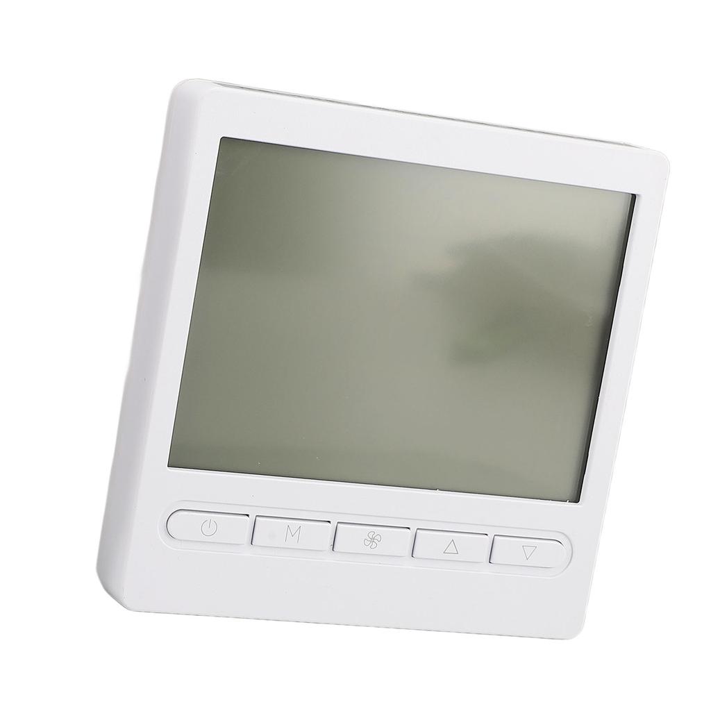 Domácí termostat Bezdrátový RF regulátor teploty LCD displej Plug and Play pro AC ventilátor Skleník