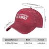 Make America Go Away MAGA Greenland  Unisex Style Baseball Caps  Distressed Washed Hat Running Golf Unstructured Soft Sun Cap