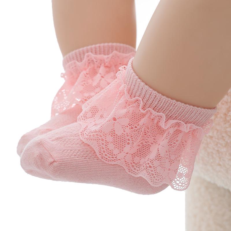 Summer Lace Mesh Socks for Girls - Thin Princess Style