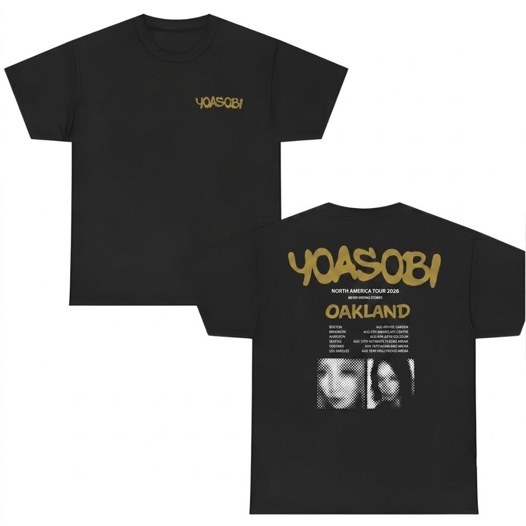 YOASOBI Oakland Tour 2026 Two Sided T-Shirt Unisex All Sizes CB2199