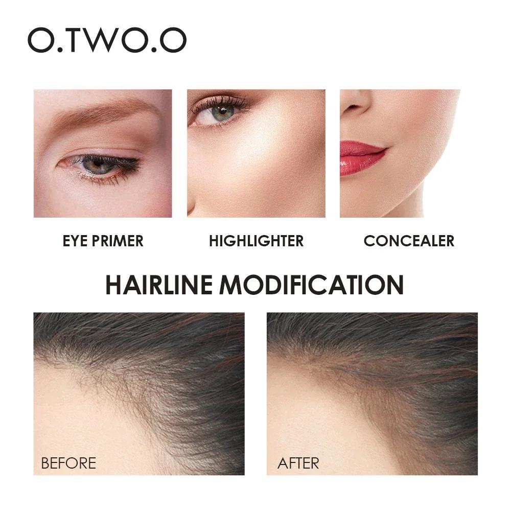 O.TWO.O Double-Headed Contour Stick Waterproof Matte Highlighter Concealer Clavicle Shadow Pen 3D Face Highlighting Makeup Pen