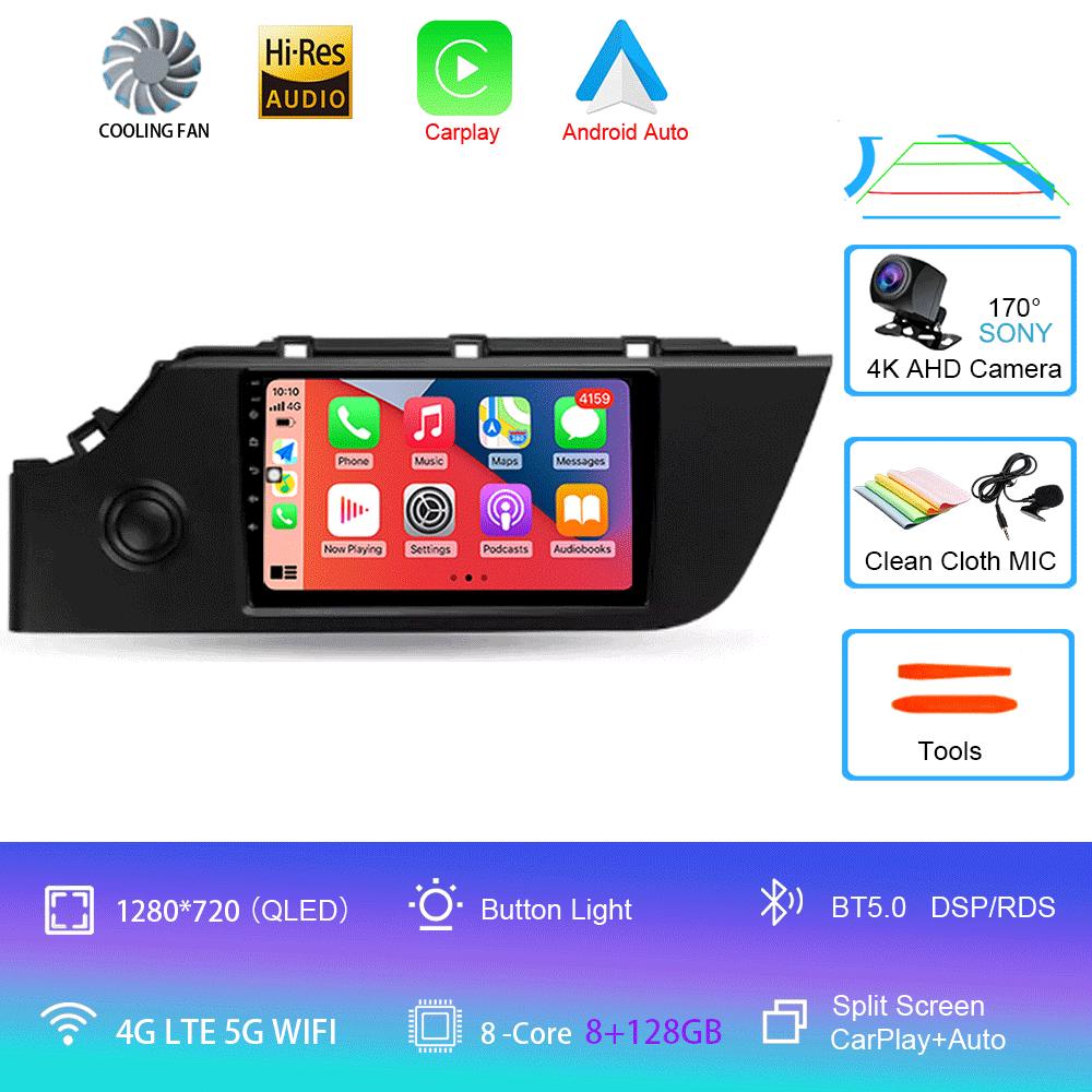 Android 14 Car Radio For Kia RIO 4 2016 - 2020 Multimedia Video Player Navigation Stereo GPS