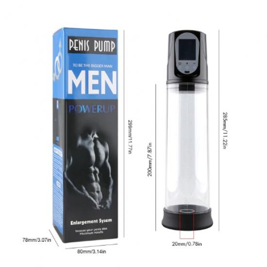 Electric Penis Pump Vacuum Pum Penis Extender Vacuum Pump Penile Enlarger Erection Male Masturbator  Sex Toys for