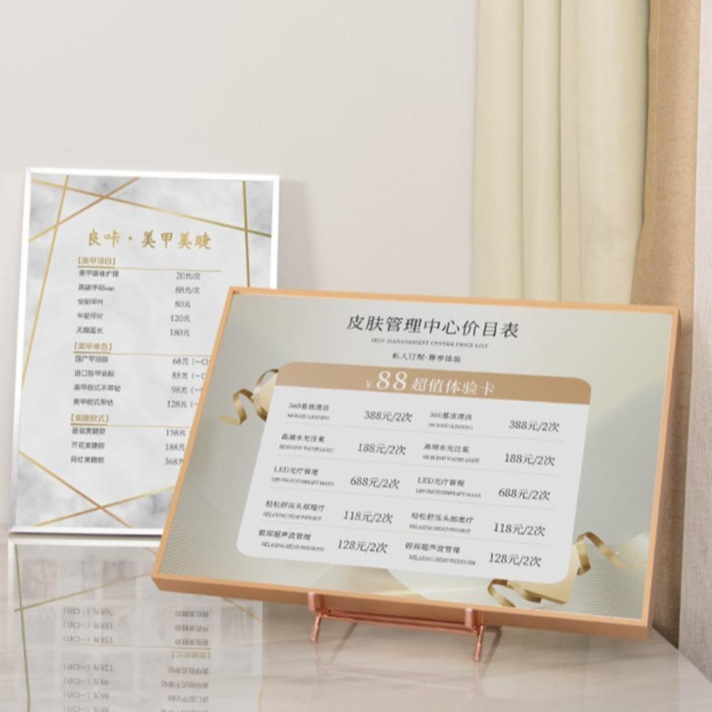 Storage Ornaments Magazine Display Stands Metal Plate Stands Phones Pedestal Holder  Picture Frame