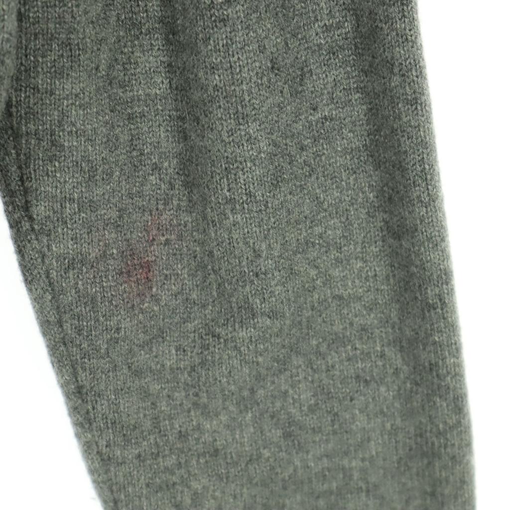 Lacoste Cashmere Blend One Point Long Sleeve Knit S Gray Men's Used