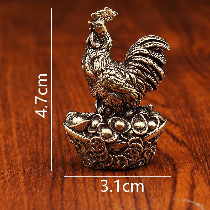Brass Zodiac Incense Holder: Creative Copper Dragon, Tiger, Snake Design