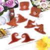 Halloween Geometric Witch Hat Earring Epoxy Resin Silicone Mold Luggage Bag Tags Casting Molds with Hole for DIY Crafts