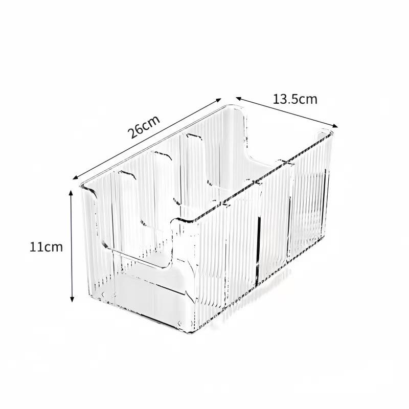 Acrylic Men's Belt Organizer: Transparent Tie and Waistband Storage Box