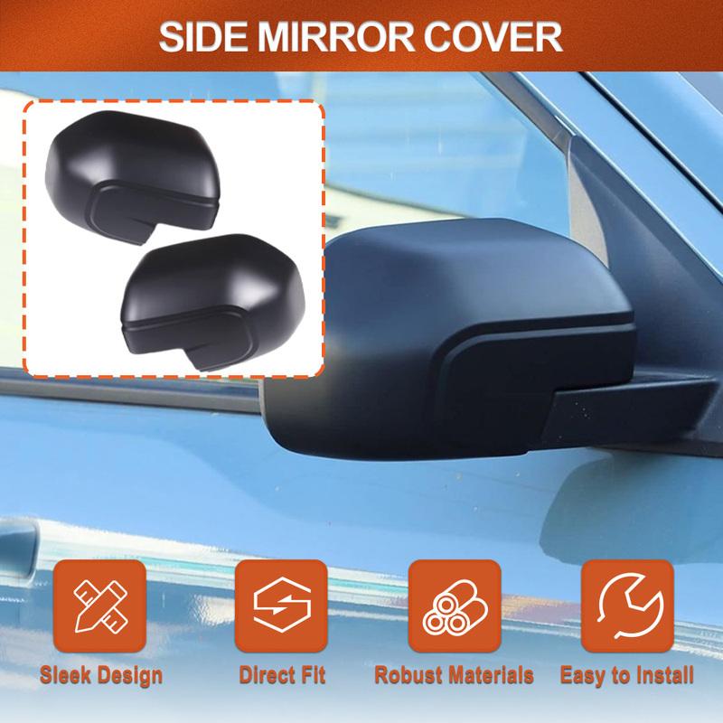 Rearview Mirror Cover for Ford Maverick -2025 Car Side Mirror Exterior Door Rear View Case Trim Sticker Carbon Fiber