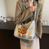 Women's Backpack Cartoon Print Shoulder Bag Large Capacity Commuter Multi-Function Crossbody Bag