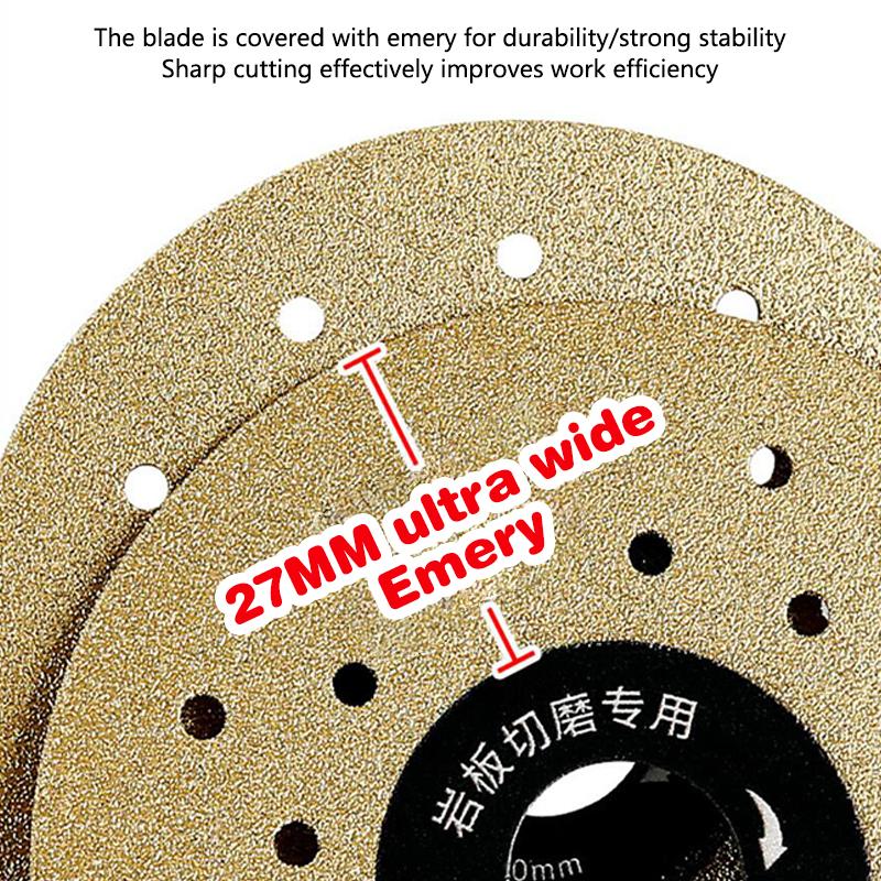 1 Stück Steinplatte Flachschleif-Trennscheibe 100 mm Superdünne Trennscheibe für Porzellan Glas Keramikfliesen Diamantsäge