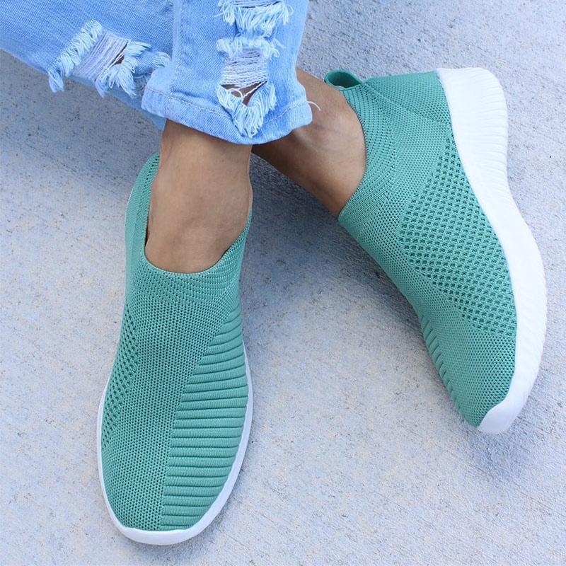 Woman Sneakers Vulcanized Shoes Summer Mesh Shoes Fashion Breathable Lightweight Outdoor Casual Sports Hiking  Women's Shoes