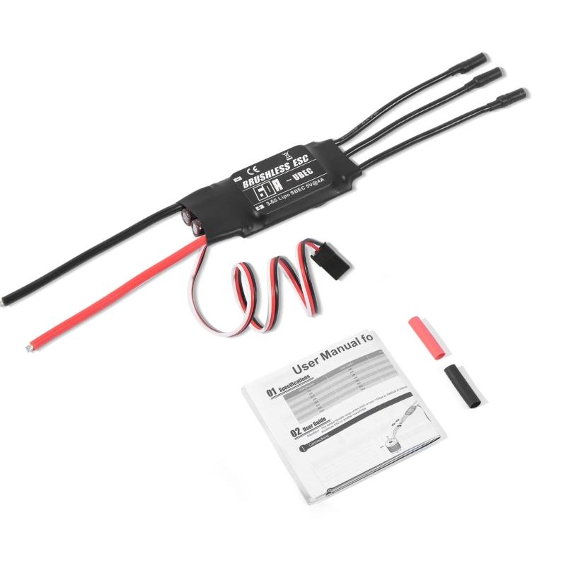 Brushless  with UBEC Drones Speed Controller Offering Electronic Speed Control Upgrades for  Helicopter Aircraft