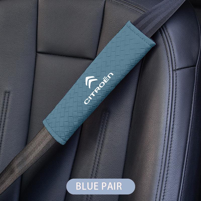 Car Badge Seat Belt Shoulder Cover Protection Seatbelt Padding For Citroen C8 DS3 C6 C3 Vts C4 Saxo C4L C5 C2 C1 Xsara C3-XR