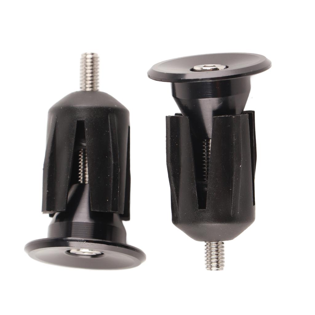 Bike Accessories, 1 Pair Aluminum Alloy   Handlebar Grips End Plugs for Road Mountain Bikes