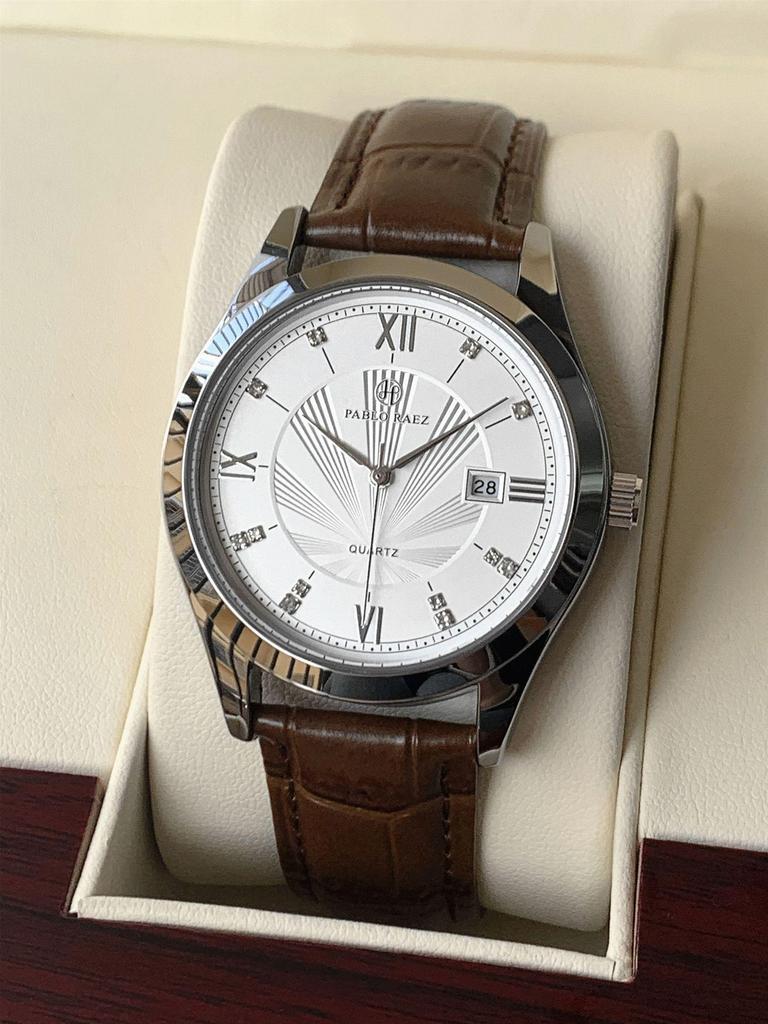 PABLO RAEZ Men's Military Flag Waterproof Quartz Watch