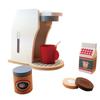 Haus Spielzeug Holz Kaffeemaschine Frühstück Kombination Nachmittagstee Früherziehung Simulationsspielzeug Kinder Kochspielzeug Geschenk
