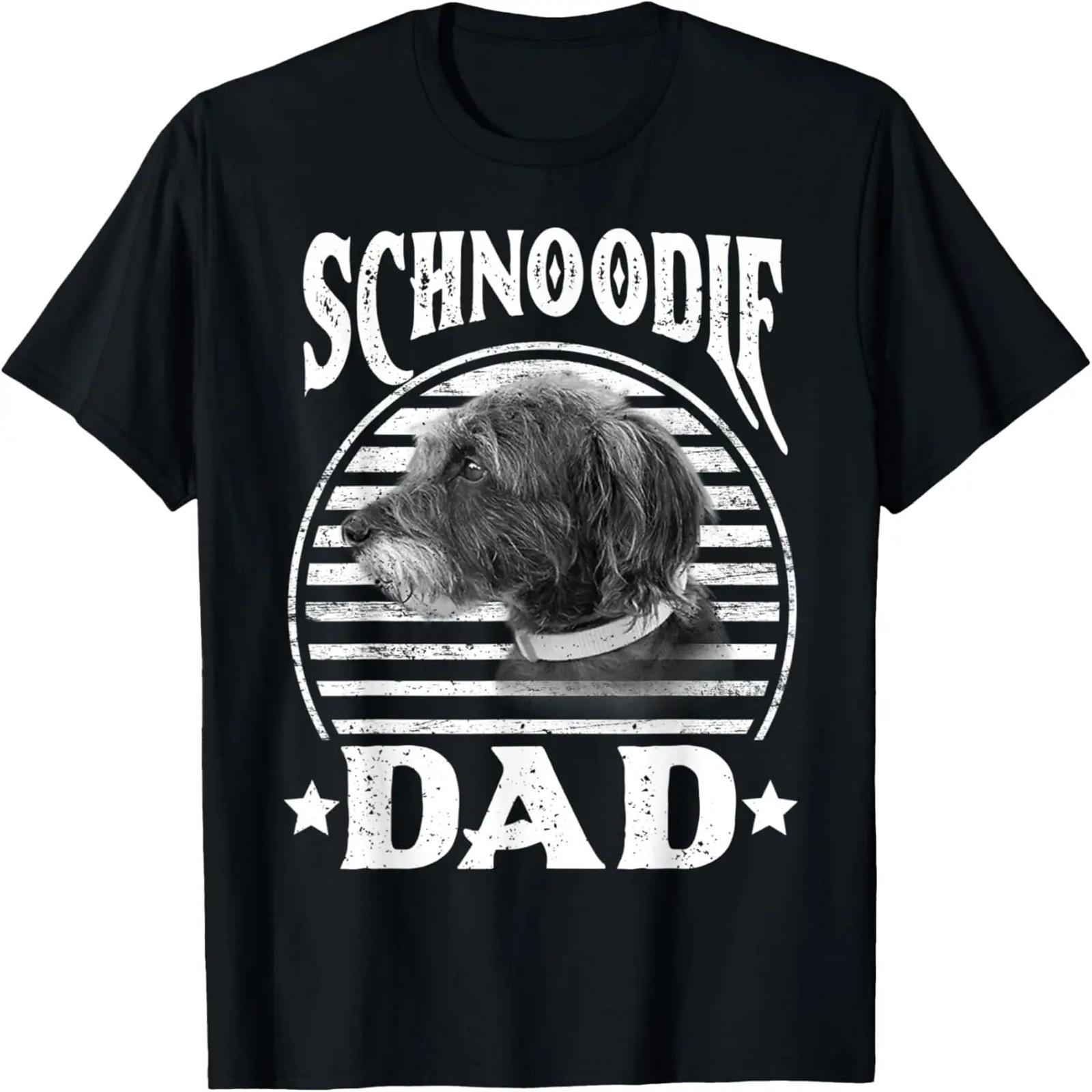 

Mens Schnoodle Dad Retro Happy Father s Day T-Shirt XXXXXL