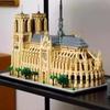 21061 Notre Dame De Paris Building Block Building Street Scene Series Adult Difficult Assembly Building Block Toys