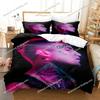 3D Print Duvet Cover Cute Rapper Lil Peep Pattern Quilt Covers for Children Single-Twin-Queen-King Bedding Soft Set Home Textile