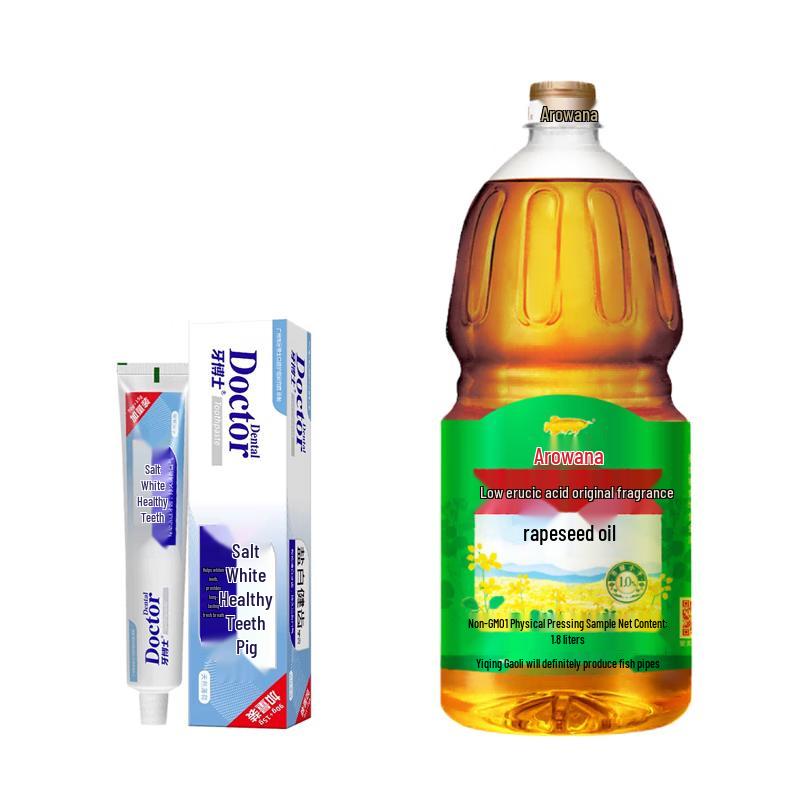 

Dr. Ya Salt White Toothpaste & Rapeseed Oil Bundle Toothpaste 105g + Rapeseed Oil 1.8L