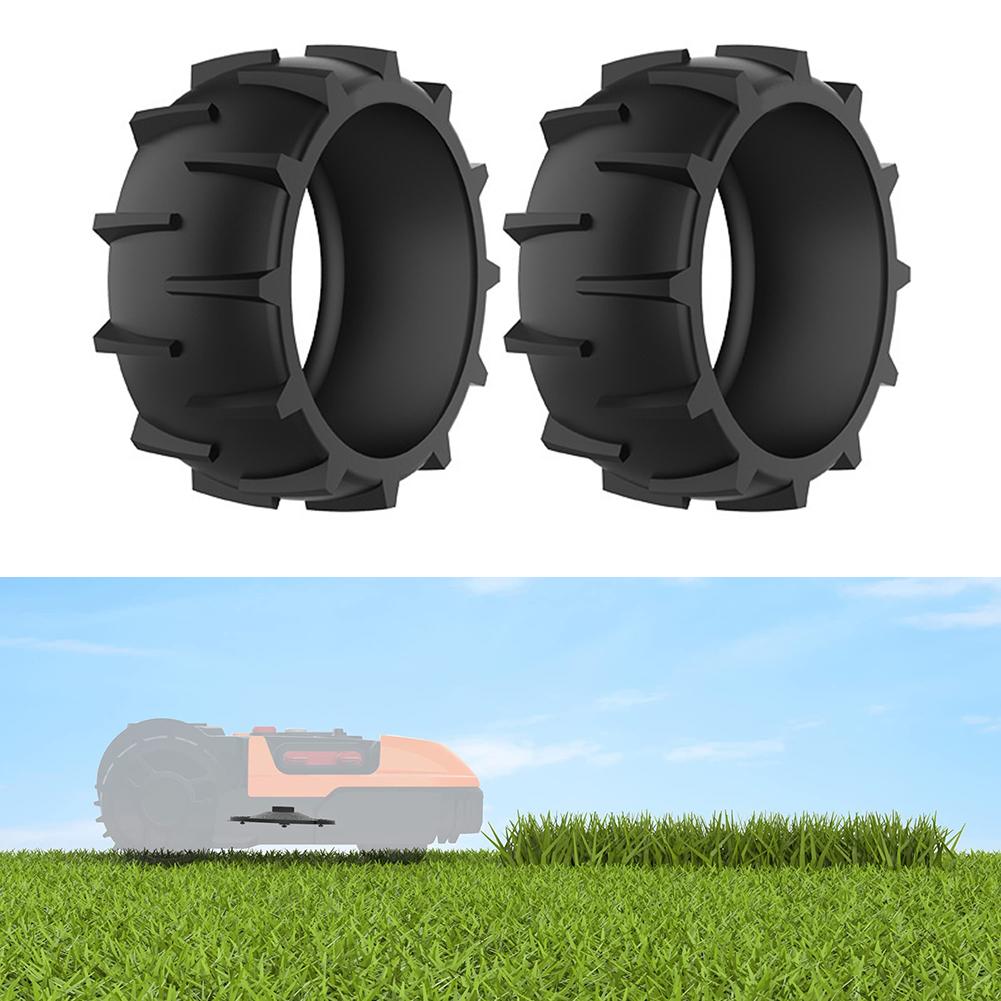 1/2pcs Natural Rubber Anti-Slip Wheels For Dreame A1 For A2 Mowers Traction Shock-Absorbent Lawn Mower Replacement Wheels
