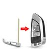 KEYYOU 10PCS Replacement ert Blade For BMW 1 3 5 Series F10 F20 F30 F40 Emergency Keyless Remote Smart Car Key ert Blade