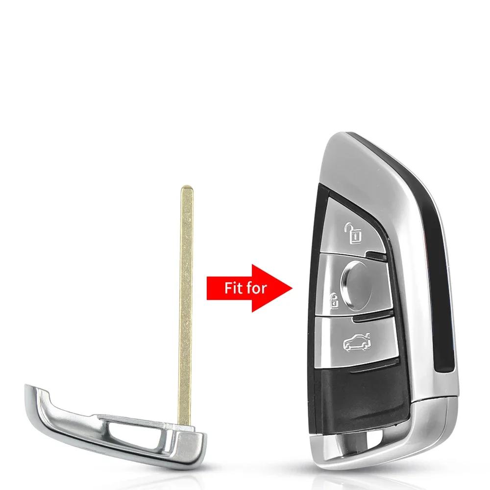 KEYYOU 10PCS Replacement ert Blade For BMW 1 3 5 Series F10 F20 F30 F40 Emergency Keyless Remote Smart Car Key ert Blade