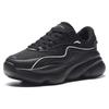Anta Meow Shoes 3 Slip Resistant Abrasion Resistant Low top Chunky Sneakers Women's Black Silver Sneakers 922338888-4