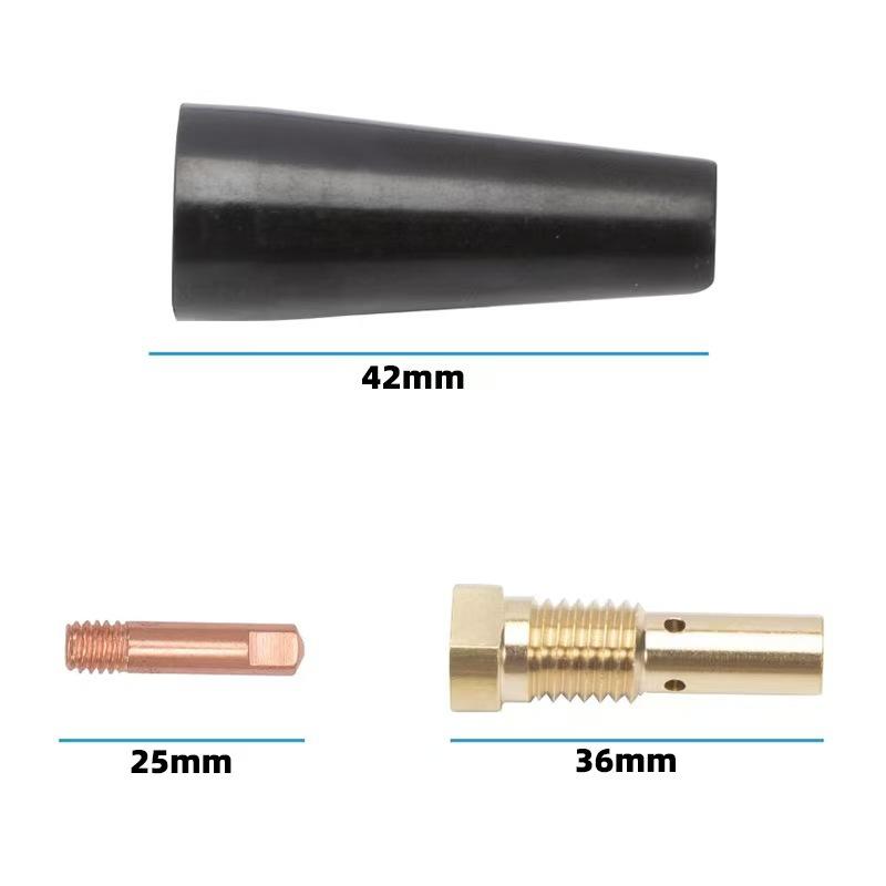 4Pcs Flux Core Gasless Nozzle Self Protection Flux Core Welding Gasless Nozzle Parts 100L Mig Welder Flux Gasless Nozzles