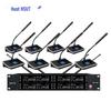 HuSiTe DC-9-8E Wireless 8-Channel Gooseneck Conference Microphone System (CN Version)