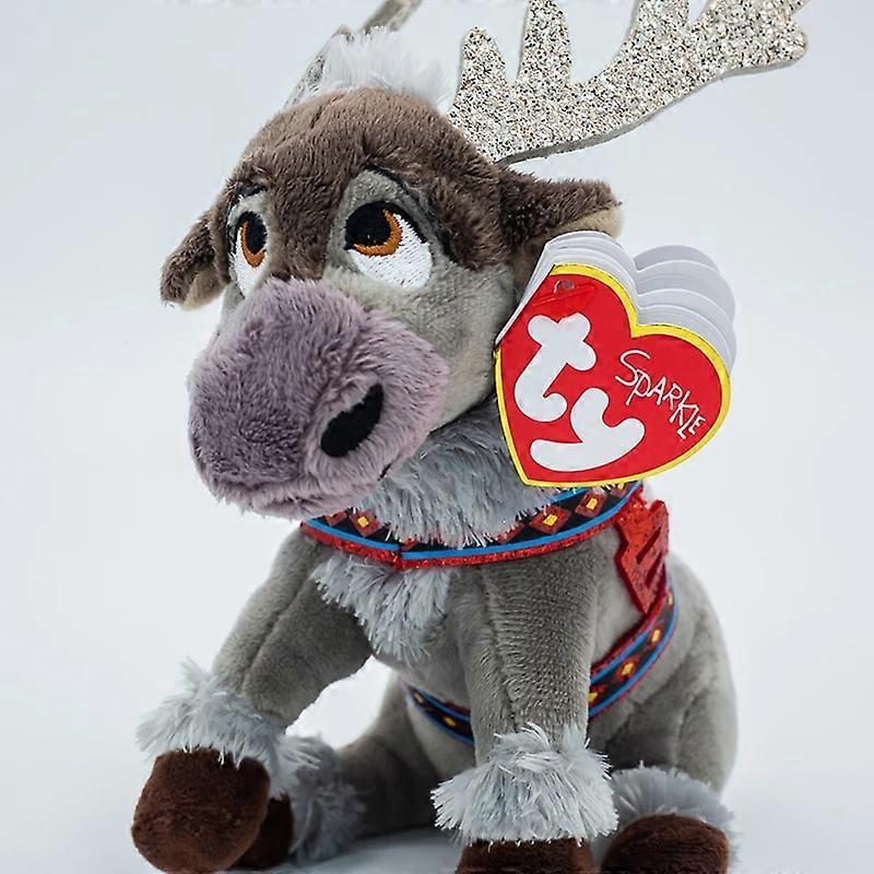 Ty Beanie Sven Grey Reindeer Movie Cute Plush Stuffed Animal Toys Birthday Christmas Gifts For Children Girls Boys 15CM