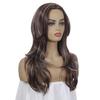 Dlouhé vlnité paruky pro bílé ženy Paruka 3 barvy hnědá Blondýnka na párty Denní použití Syntetické kostýmní paruky Tepelně odolné vlasy
