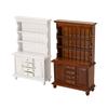 Wooden Dollhouse Miniature Display Cabinet With Four Drawers For Collectors And Craft Enthusiasts