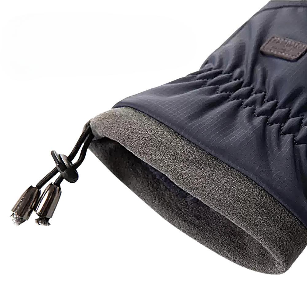 Warm Gloves for Men In Autumn and Winter Plus Velvet Thickened Outdoor Cycling Waterproof Cotton Windproof Cold Touch Screen Gloves