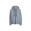adidas X Stella McCartney Kooperation Solides Logo Mikro-Badge Sportlich Lässige Kapuzenjacke Damen Jacke Grau HB7405