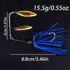 New 15.5g Spinner Blade Fishing Lure - Fake Fish Composite Spinner