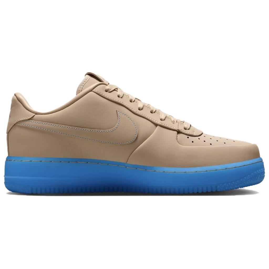 Nike Air Force 1 Low Top Skateboard Schuhe Unisex Braun Blau IH1018-200