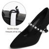 Transparent Pearl Elastic No-Slip High Heel Shoelaces