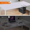 MASTLU Hanging Box Under Table Storage Cabinet Bag Compatible with A4 Laptops Under Desk Storage Portable Under Desk Hanging Magazine Rack Table Rack