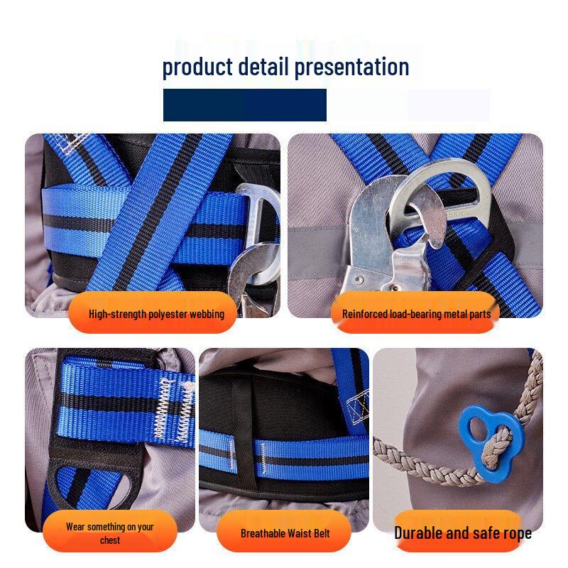Professional Full-Body Electrician Safety Harness
