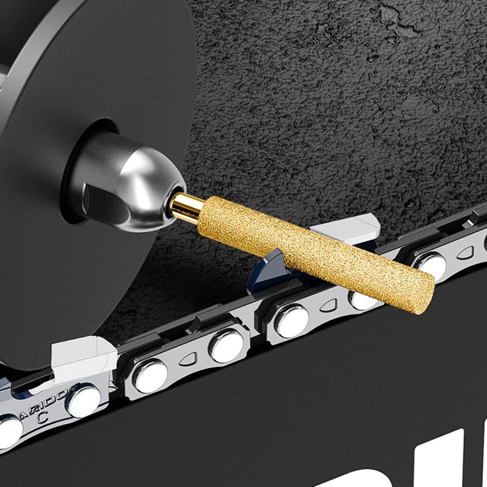 Diamond Chain Grinding Head High Hardness 6pcs Chain Sharpening Bits Multifunctional Anti-corrosion for Copper Wood Plastics